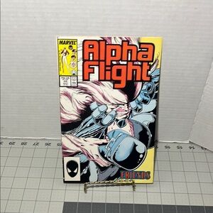 Marvel Alpha Flight Comic with Bold Red and Black